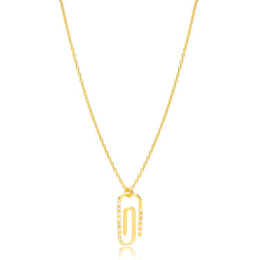 Paper Clip Pendent